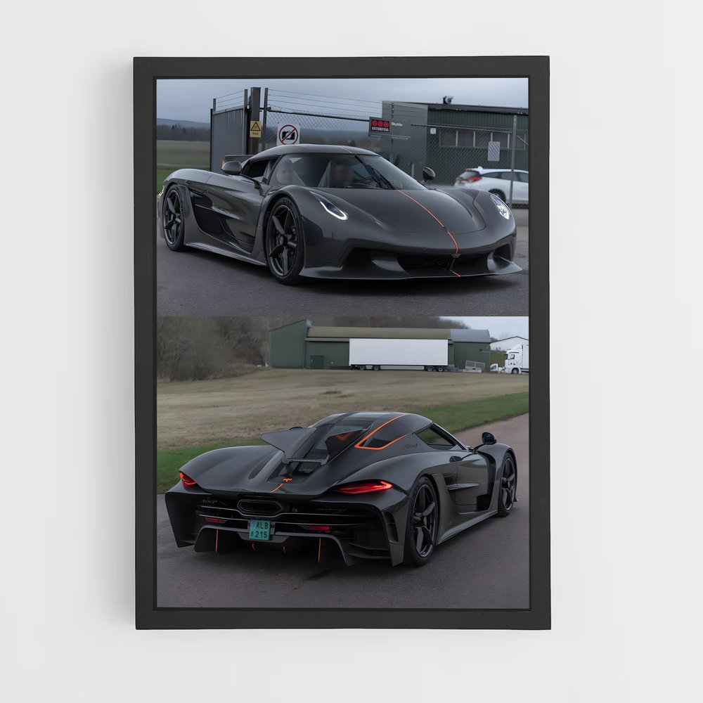 Poster Jesko Fury – affiche Koenigsegg (vue 2)